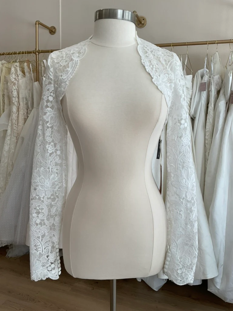 Bliss by Monique Lhuillier - BL 25- 103 shrug (10) - Image 3