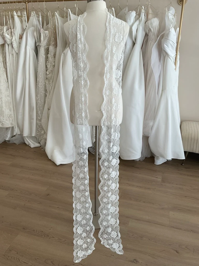 Cocoe Voci - Darquer French Lace Scarf - Image 2