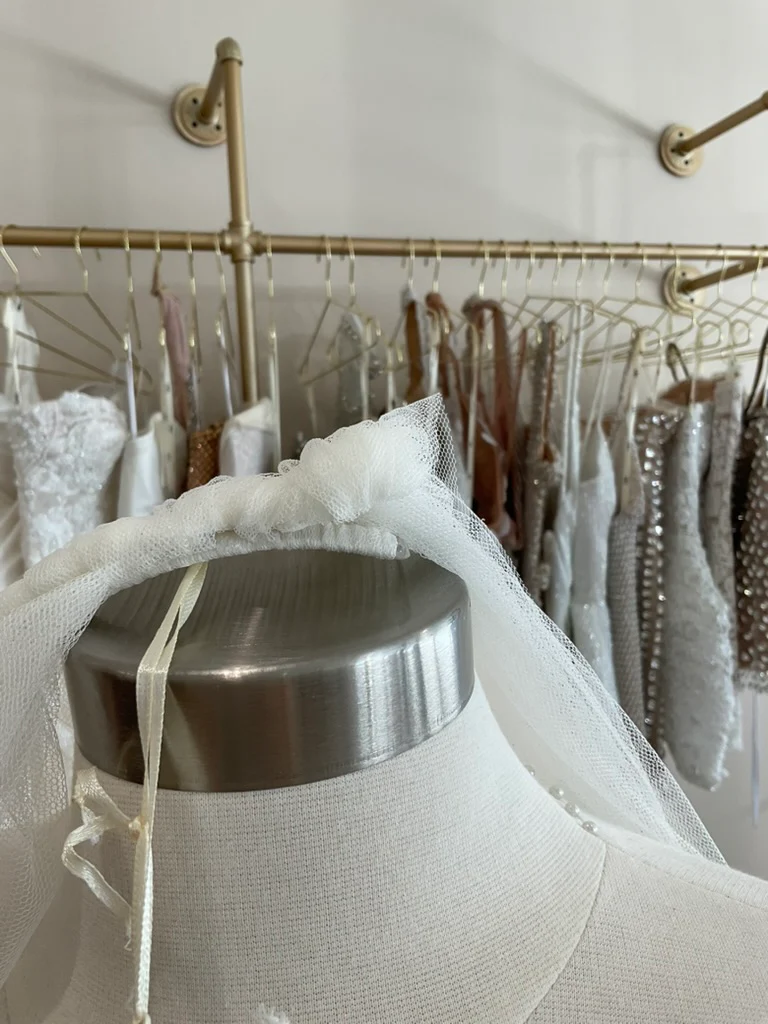 Custom - Raw Edge Silk Nylon Cathedral Tulle - Image 4