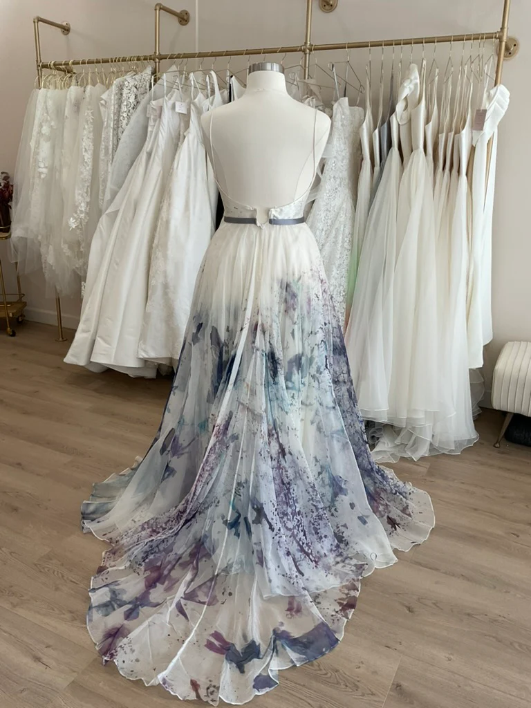 Leanne Marshall - Gabrielle Hand-Dyed Splatter Purple/Blue (14) - Image 5