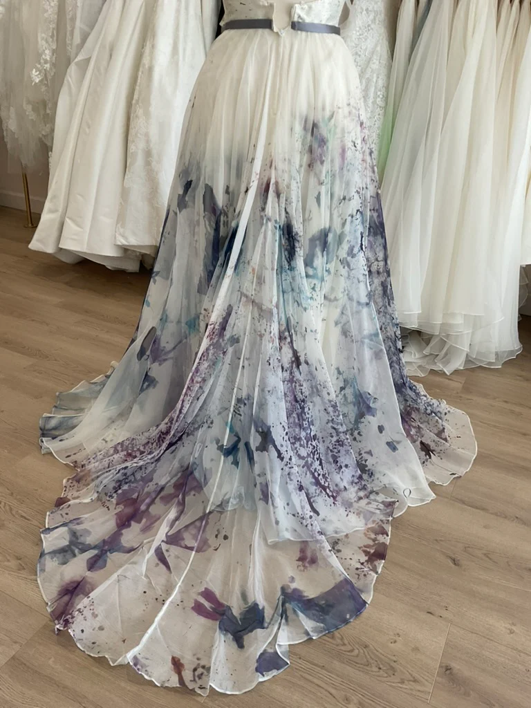 Leanne Marshall - Gabrielle Hand-Dyed Splatter Purple/Blue (14) - Image 7