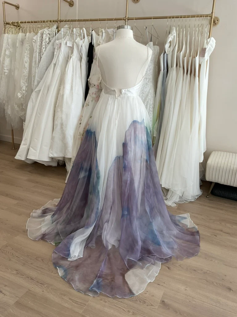 Leanne Marshall - Gabrielle Hand-Dyed Teal/Purple/Blue (14) - Image 5
