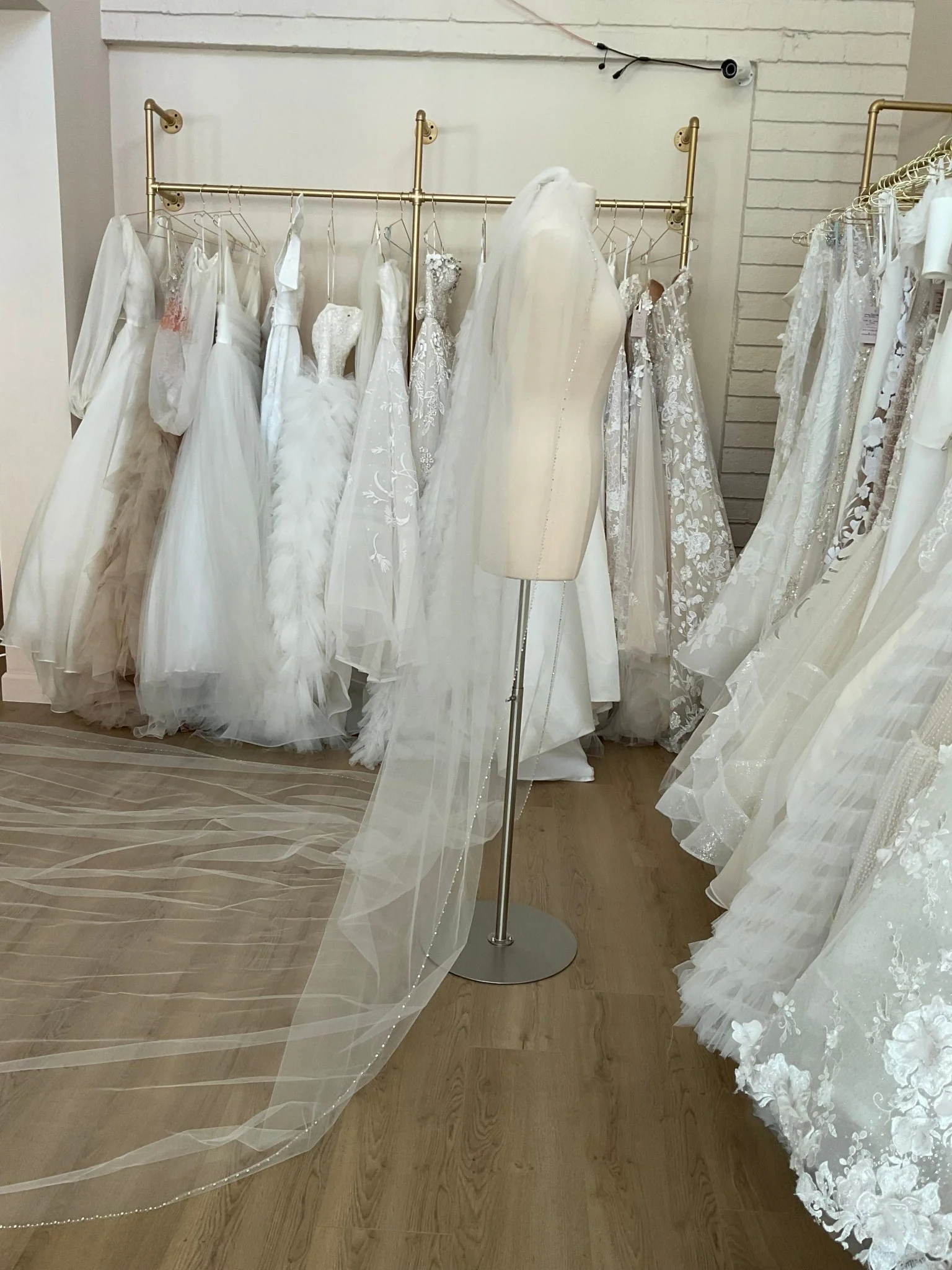 Morilee - Custom 170" beaded edge veil - Image 3